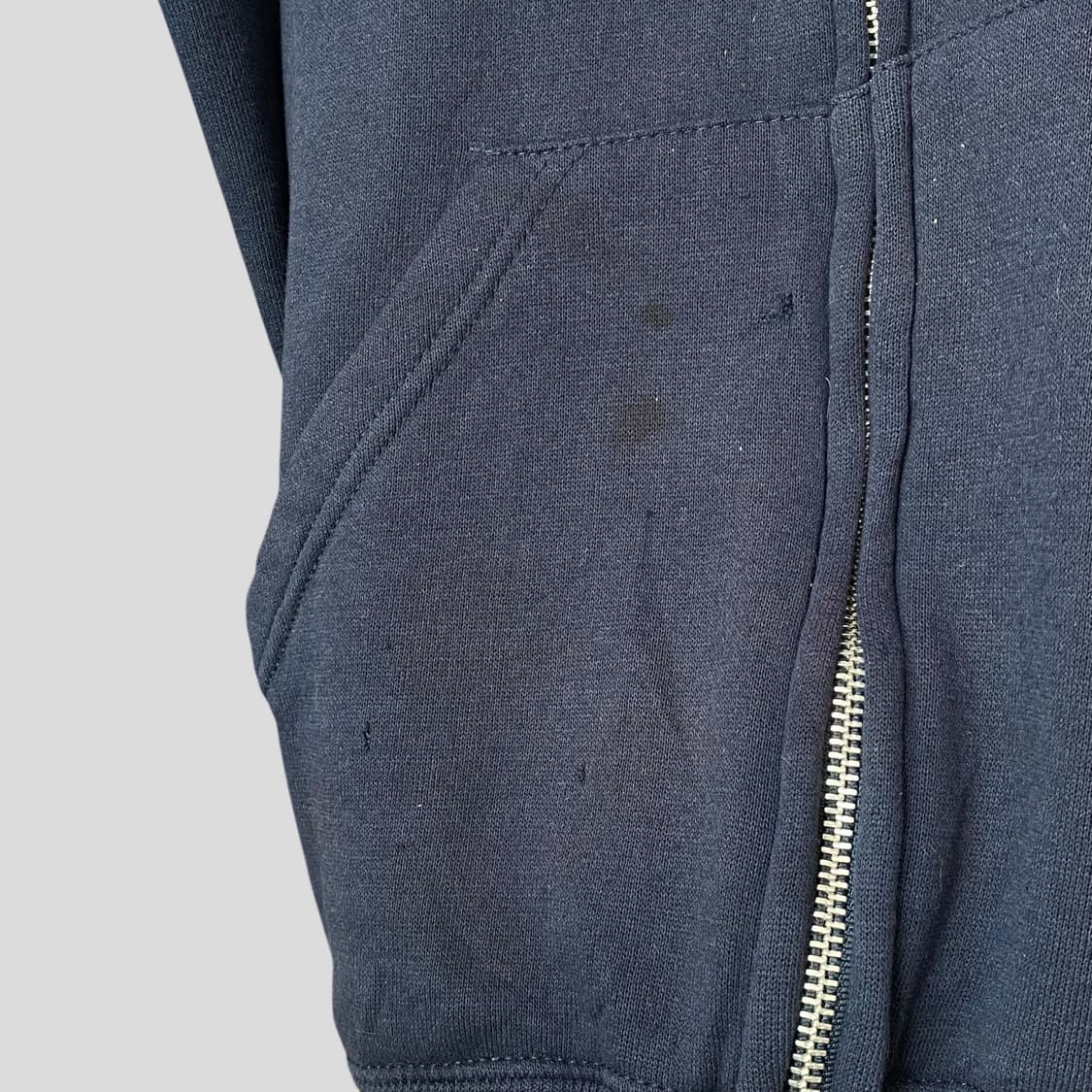 (XL)빈티지 러셀 블랭크 스웨트 후드집업 상품이미지8