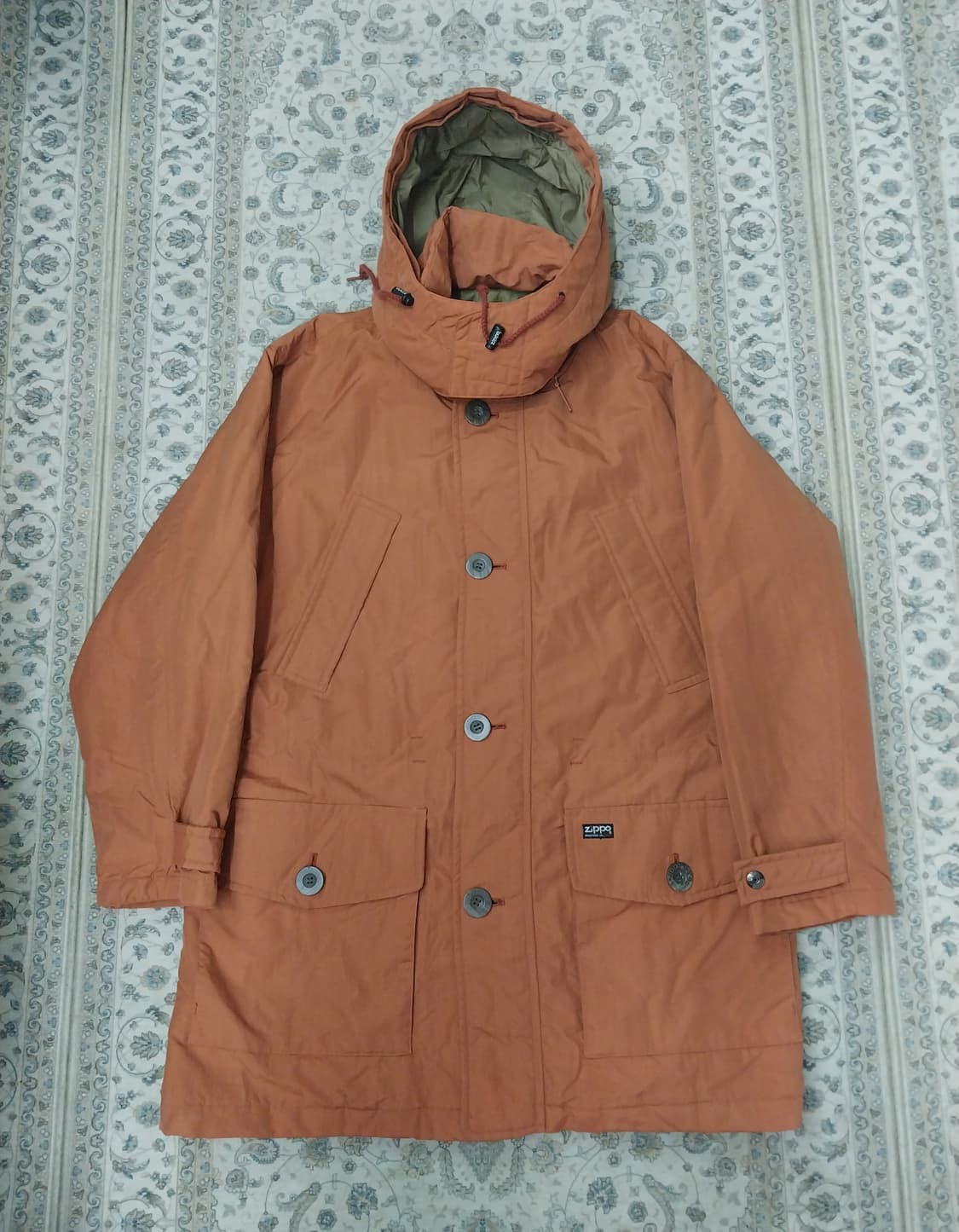 zippo 지포 제팬 오렌지색 후드 자켓 M 상품이미지1