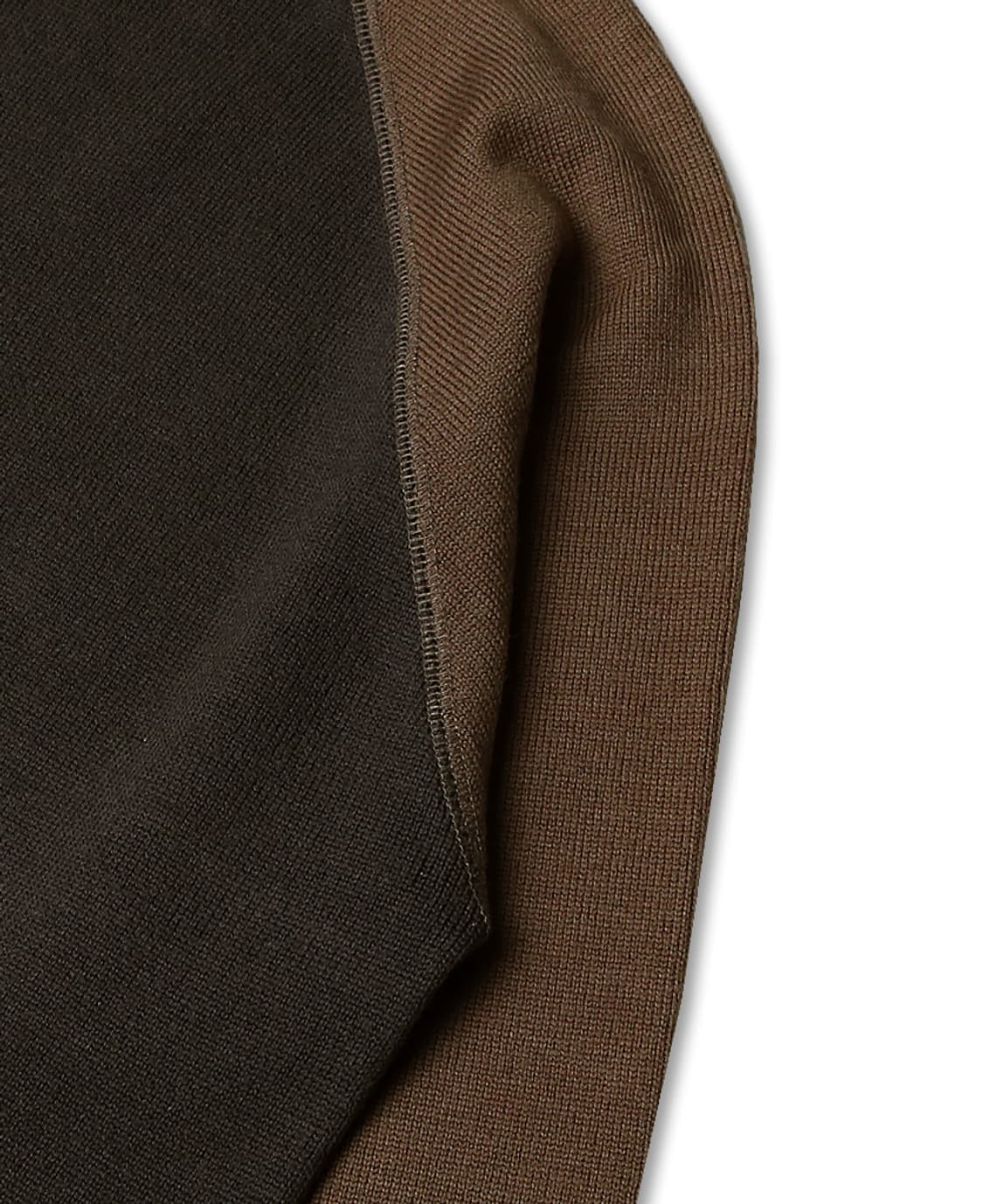 유나이티드 애로우즈 [United Arrows] 배색 니트 크루넥 티셔츠 상품이미지3