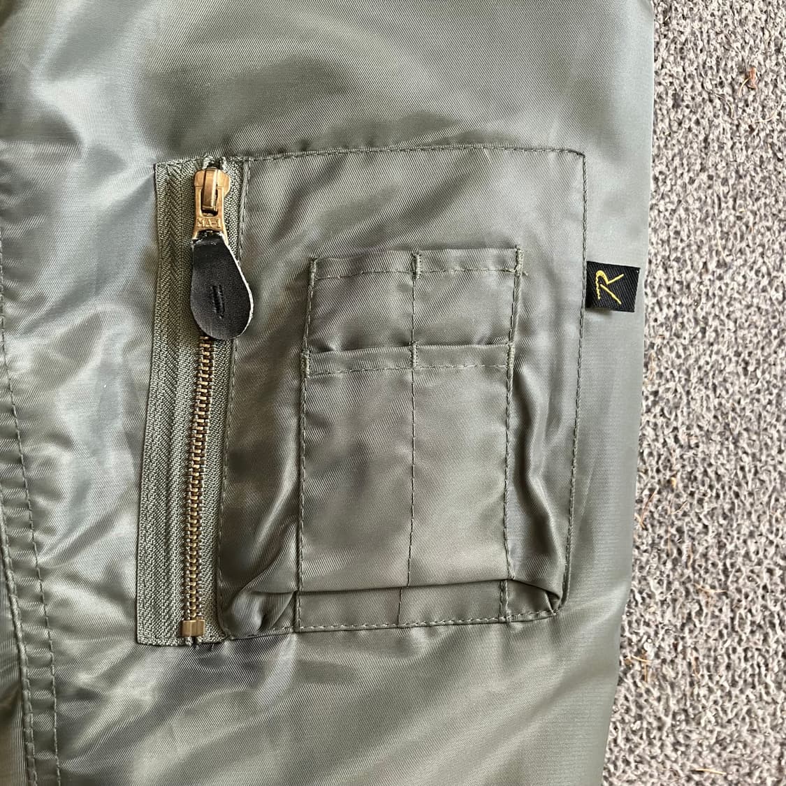 272 로스코 항공점퍼 ma1 올리브 상품이미지5