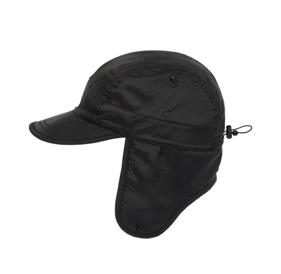 [OS] 팔라스 그리드 플리스 리버시블 이어플립 햇 블랙  상품이미지10