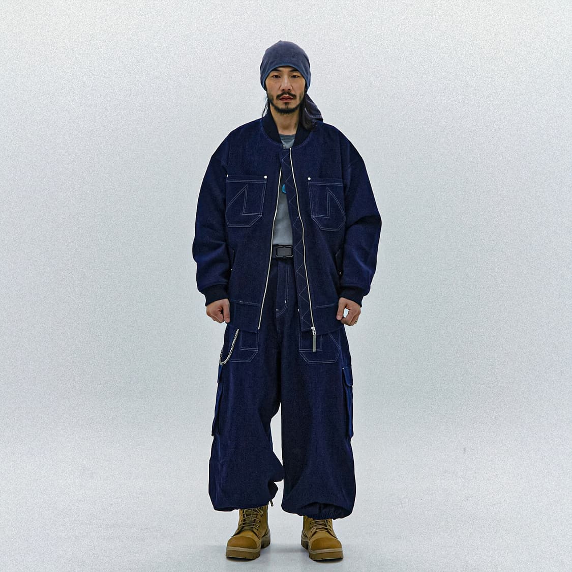 Unwashed Denim Work Pants(XL) 상품이미지4