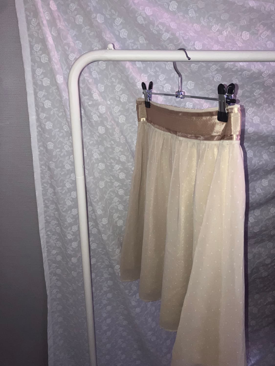 💌 Dot chiffon sha - skirt. 상품이미지3