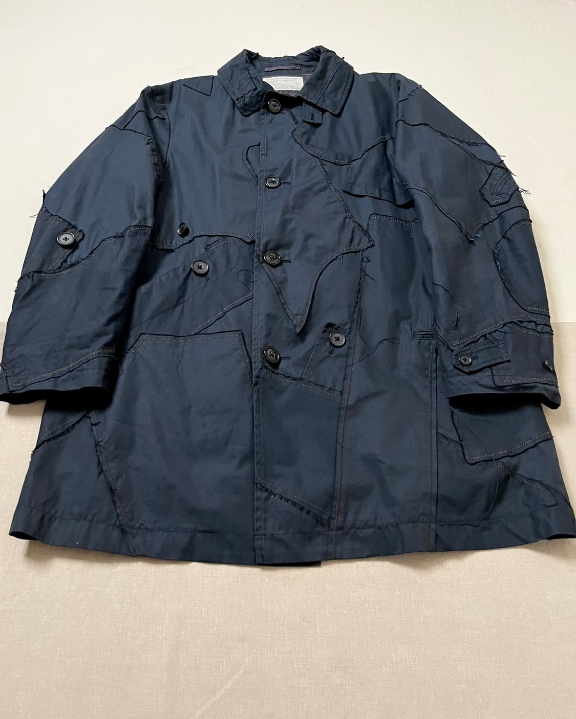 Kolor 컬러 패치워크 코트 patchwork coat 상품이미지4