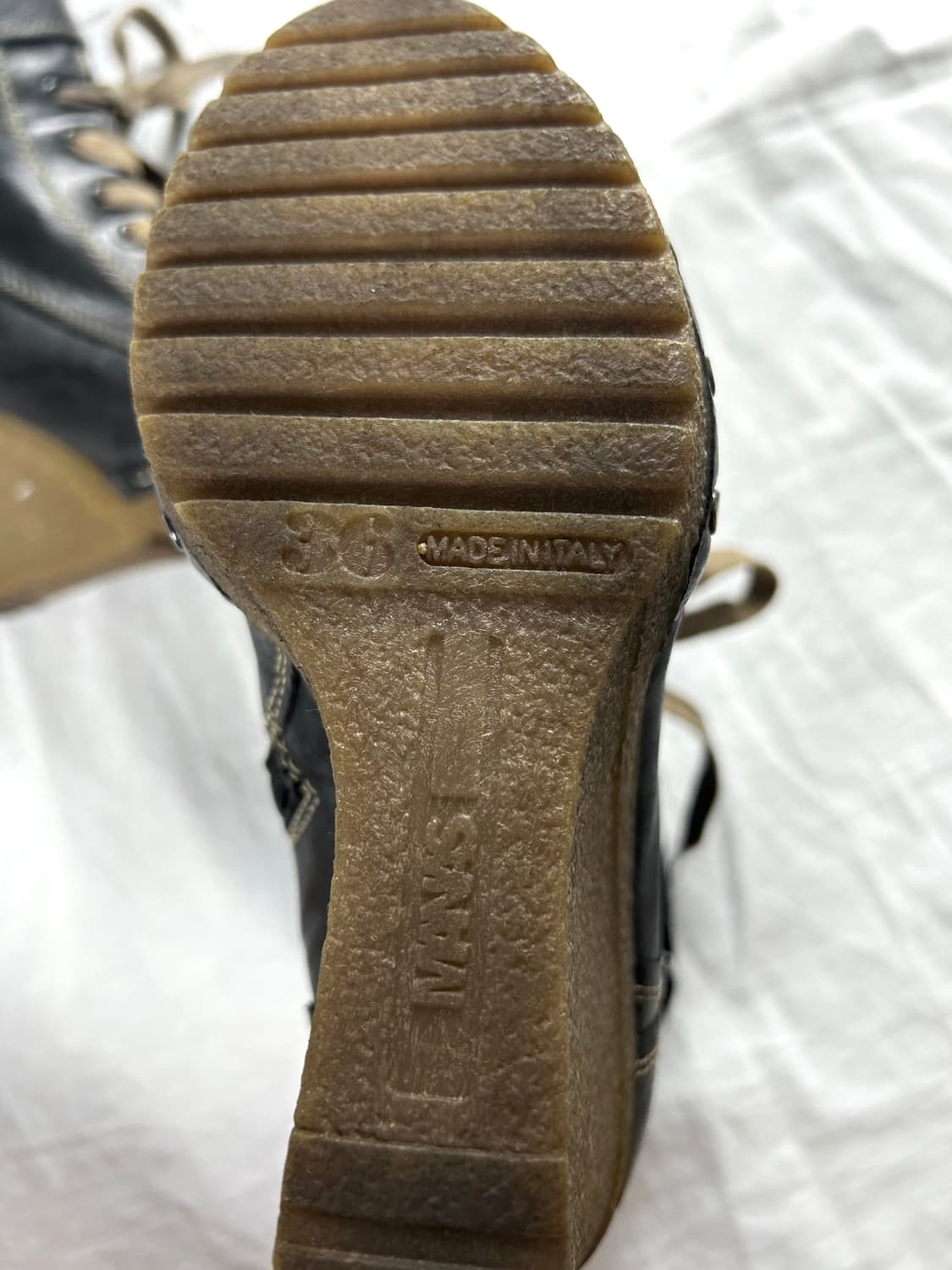 Manas 웨지 힐 앵클 부츠 상품이미지8