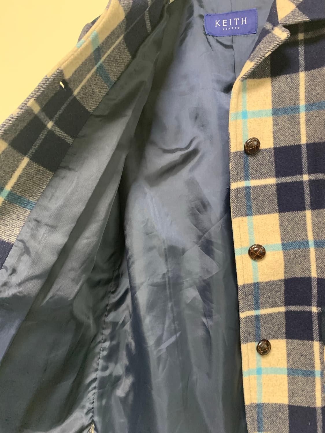 키이스 모직 체크자켓 상품이미지5