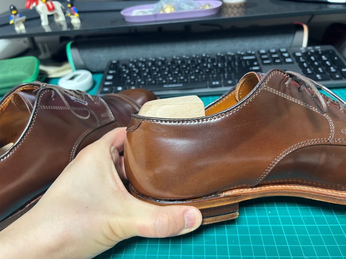 알든 컬러4 코도반 캡토 더비 상품이미지5