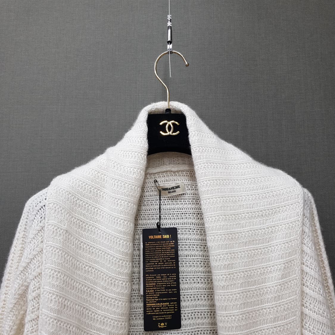 쟈딕앤볼테르 100 캐시미어 숄카라 롱 가디건 xs/S 사이즈 상품이미지2