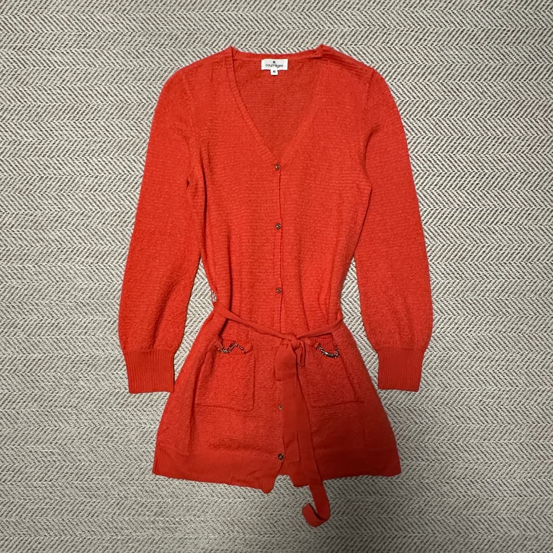 COURREGES kmit onepiece red 상품이미지1