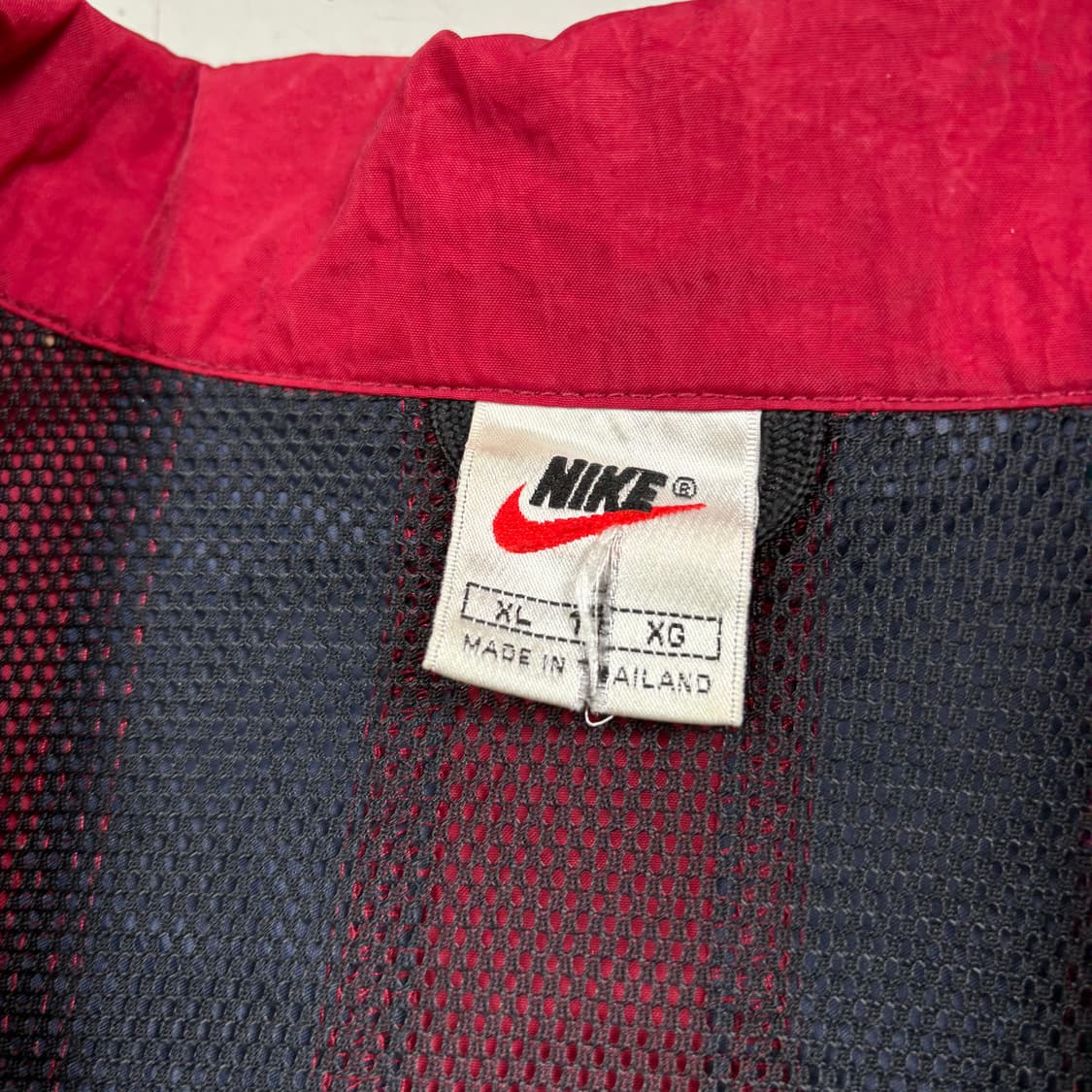 나이키00‘s 재팬라인 버건디 하프집 바람막이 상품이미지5