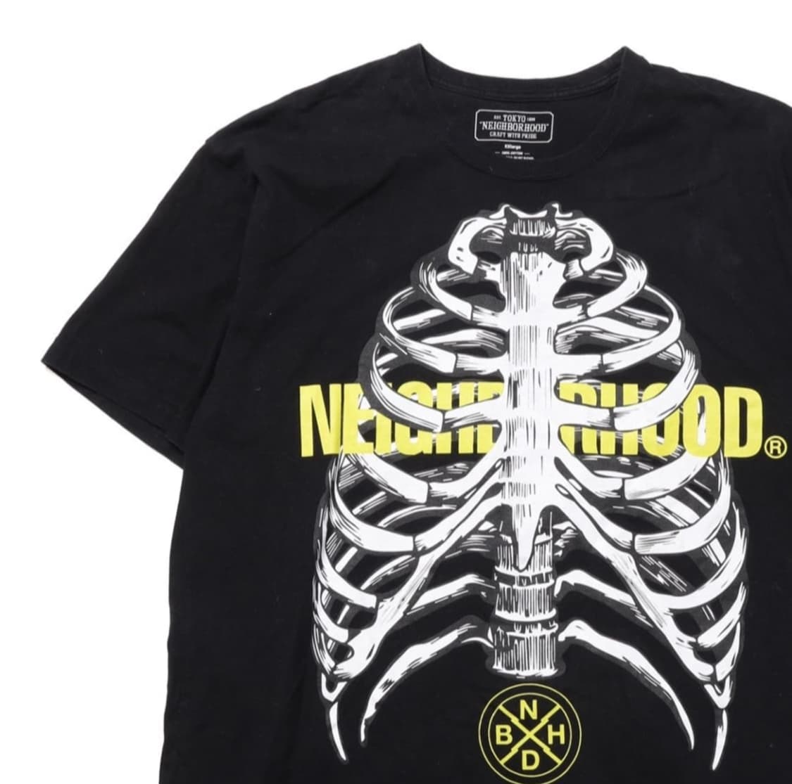 네이버후드 스컬 프린팅 티셔츠(XXL) 상품이미지2