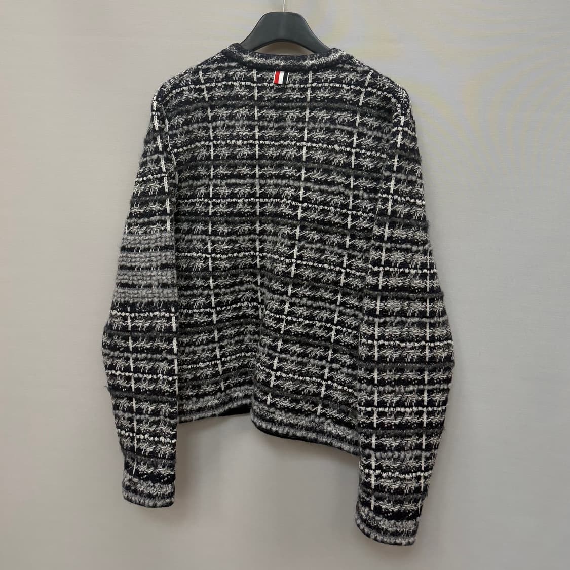 톰브라운 타탄 자카드 메리노 울 가디건 ( 95 ) 상품이미지5