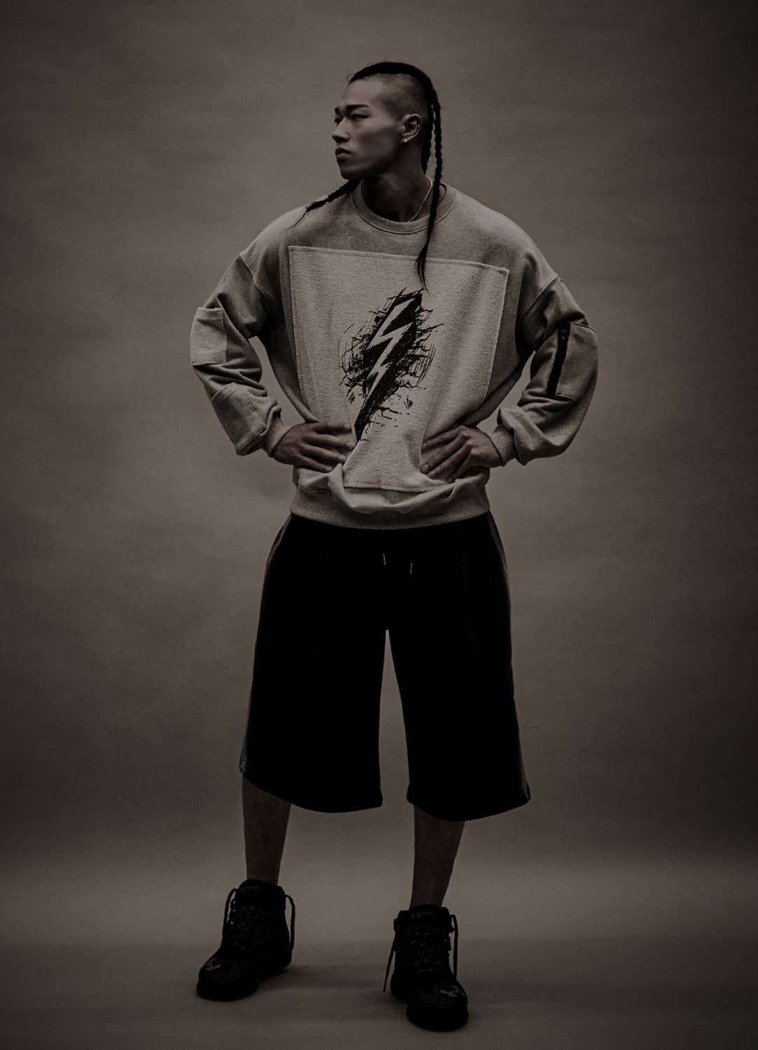 (2XL) FIED 썬더 맨투맨 상품이미지8