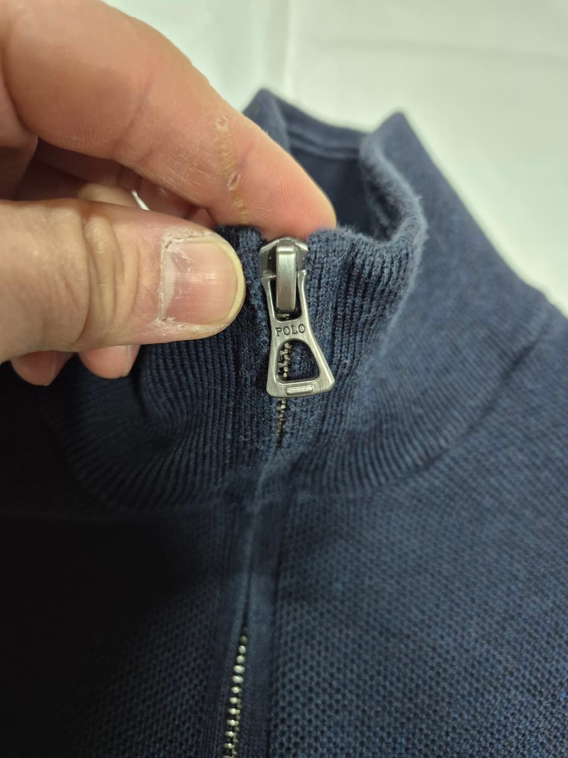 폴로 하프집업 니트 상품이미지2