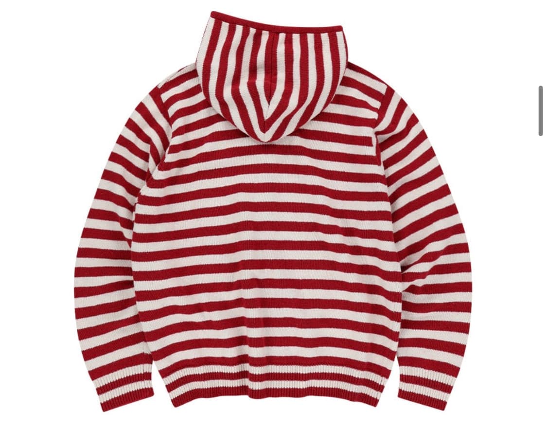 슬로우애시드 니트 후드집업 L 상품이미지2