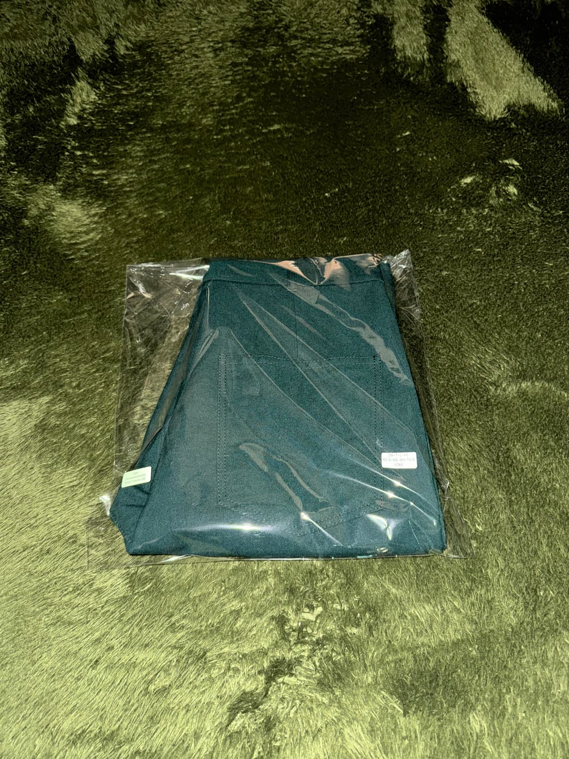 [S] 앤드뮐미스터 패널 디테일 울 트라우저 팬츠 그린 상품이미지10