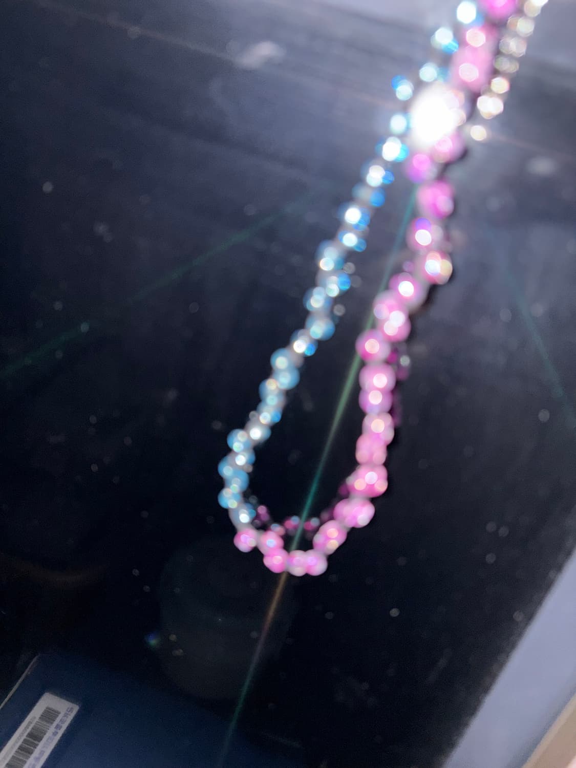 half 핸드메이드 비즈 목걸이 상품이미지2