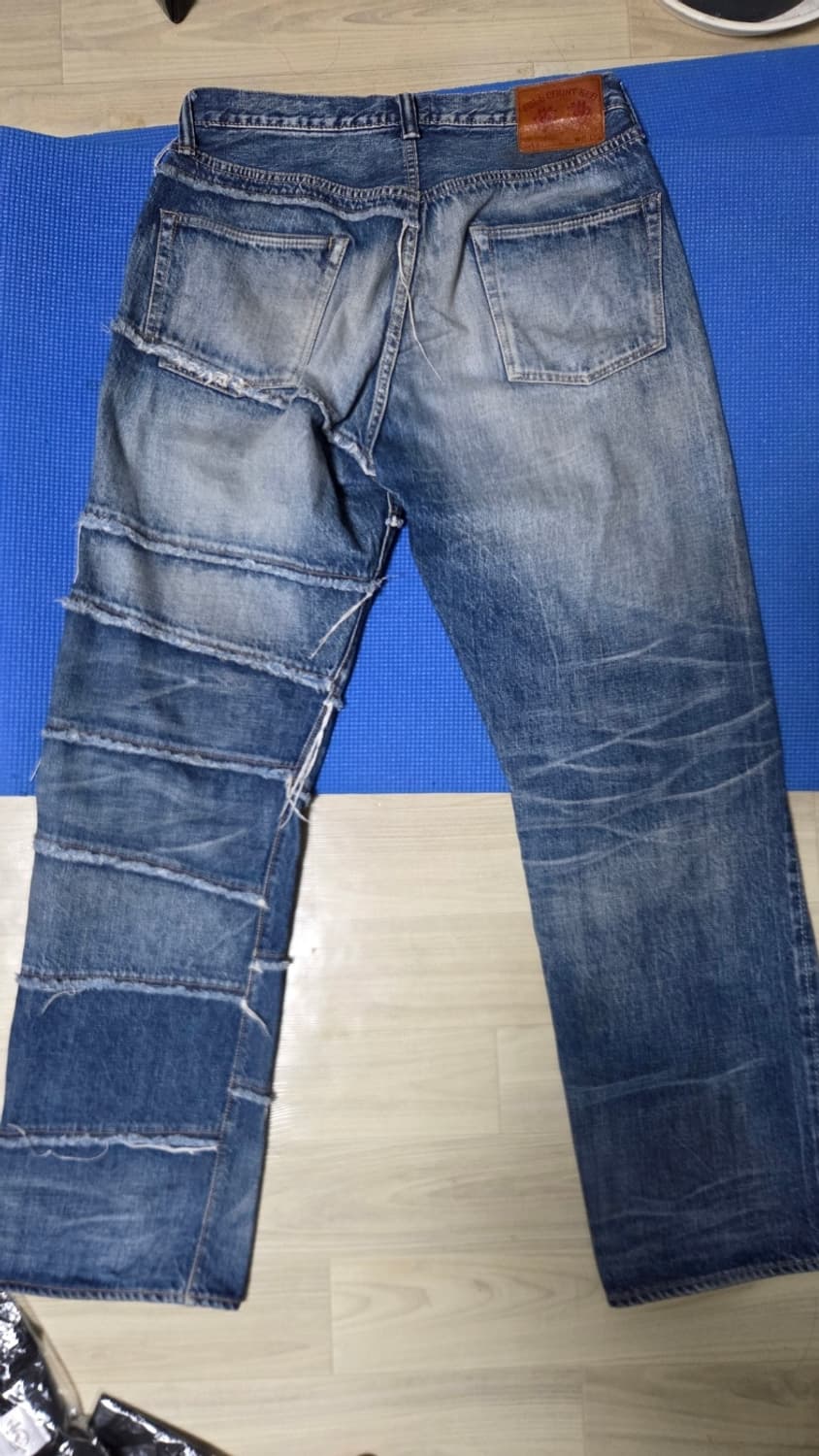 카미야 x 풀카운트 스위칭 데님 팬츠 인디고 M사이즈 상품이미지2