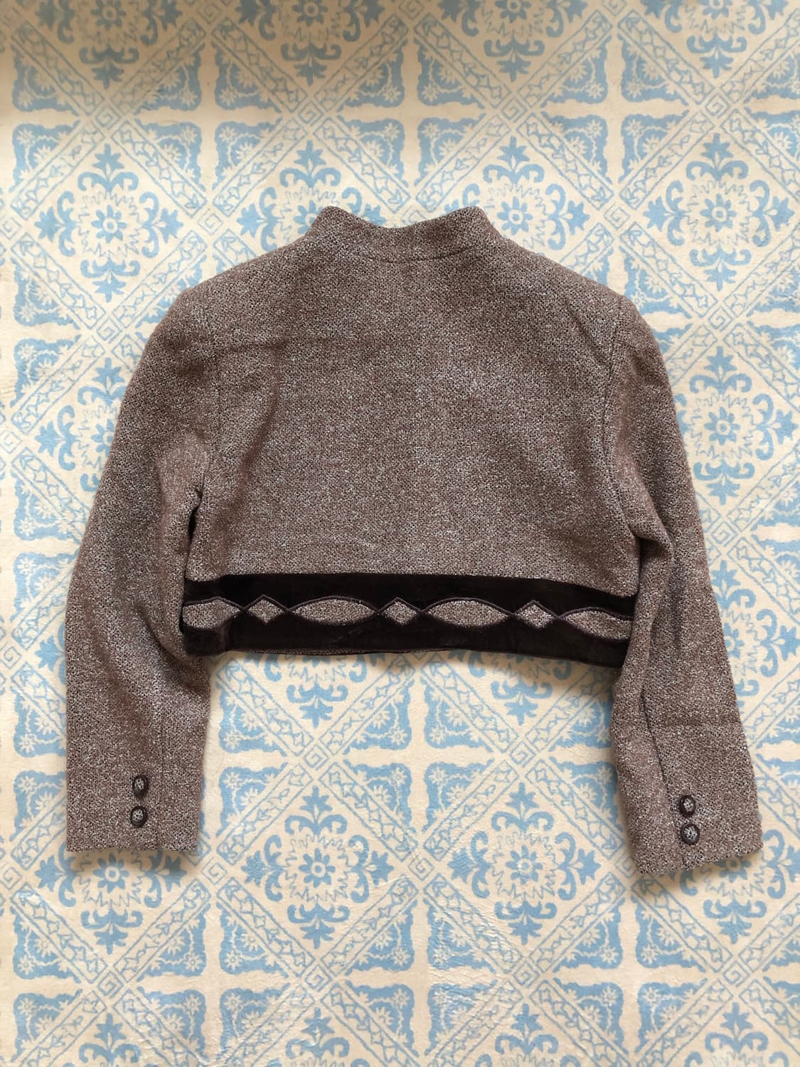 cropped wool ethnic jacket 상품이미지3