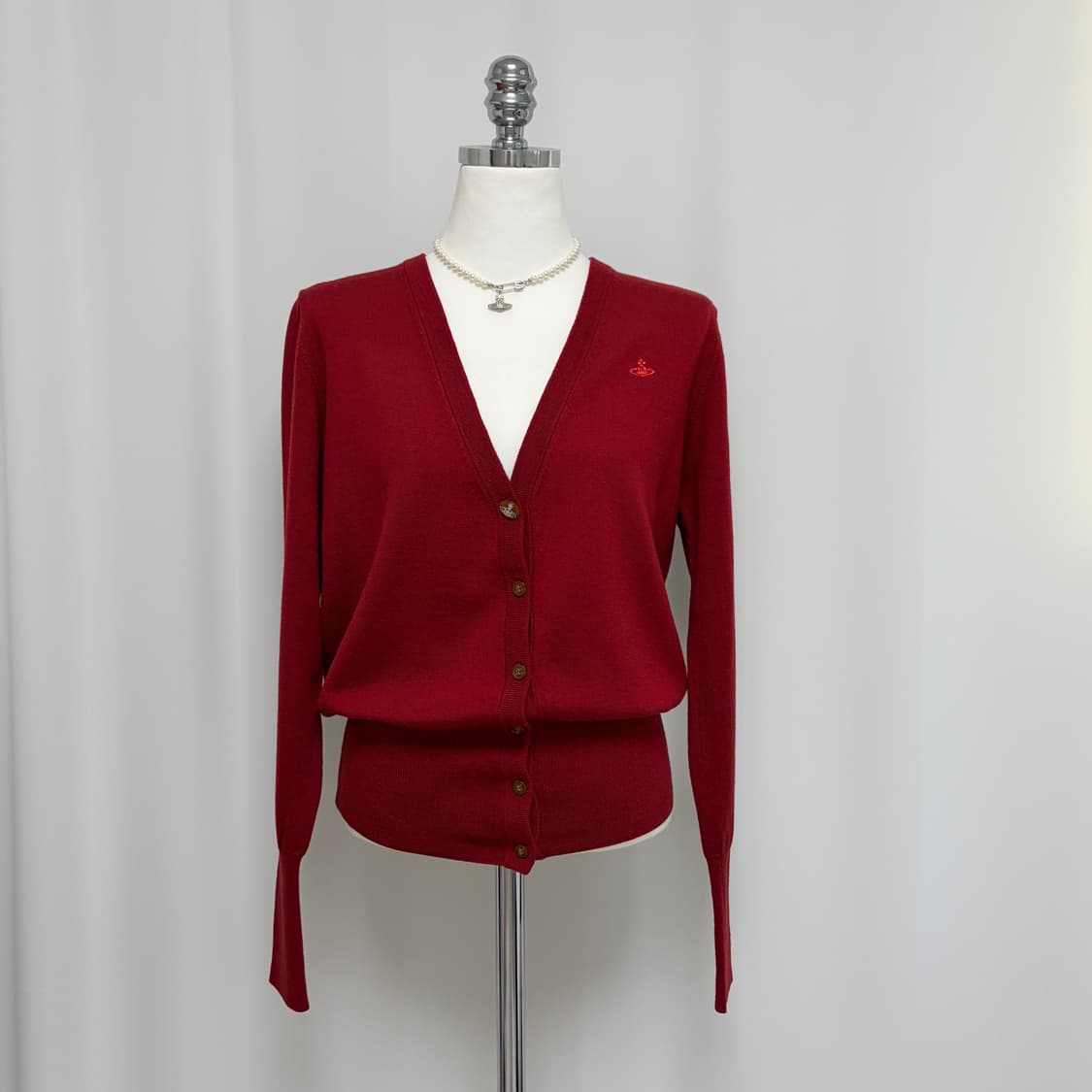 비비안웨스트우드 레드라벨 브이넥 울 가디건 상품이미지3