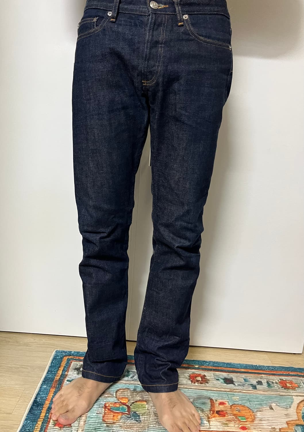 아페쎄 생지 데님 팬츠 새상품급 상품이미지9