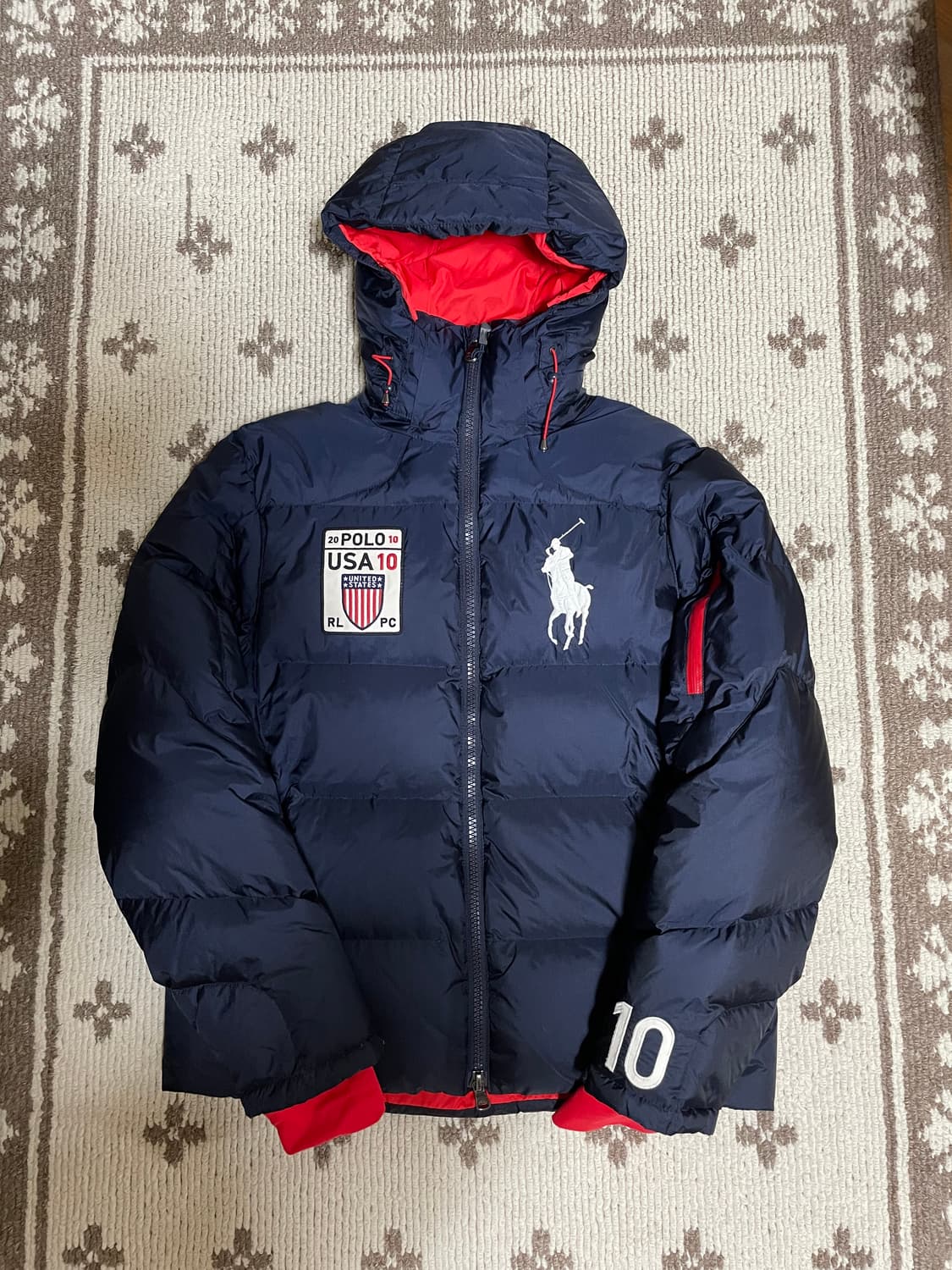 폴로 랄프로렌 빅포니 성조기 패딩 상품이미지1