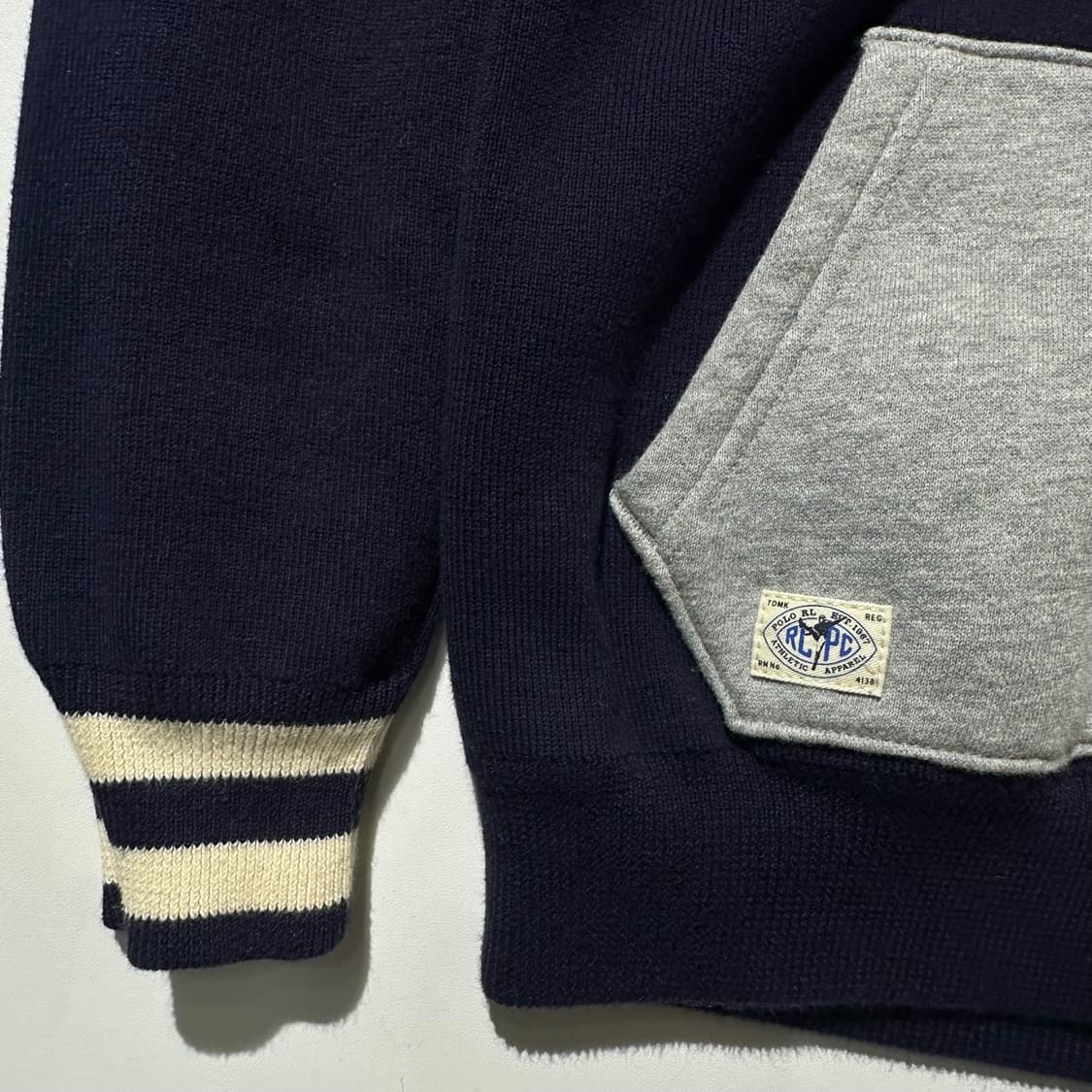 폴로 랄프로렌 리버시블 레터맨 니트 후드집업 상품이미지7