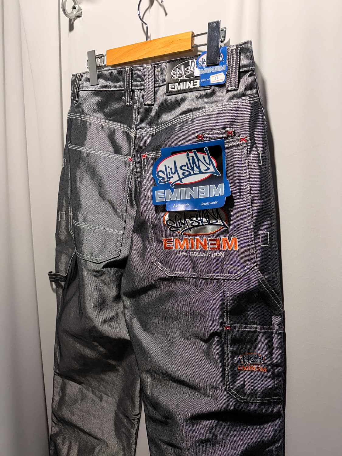 아베크롬비 옐로우 작사 후드집업 + 에미넴 실버 힙합팬츠 세트 상품이미지10