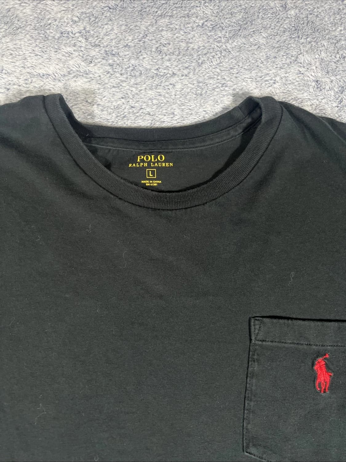 폴로 랄프 로렌 브랙 스웻 롱 슬리브 상품이미지2