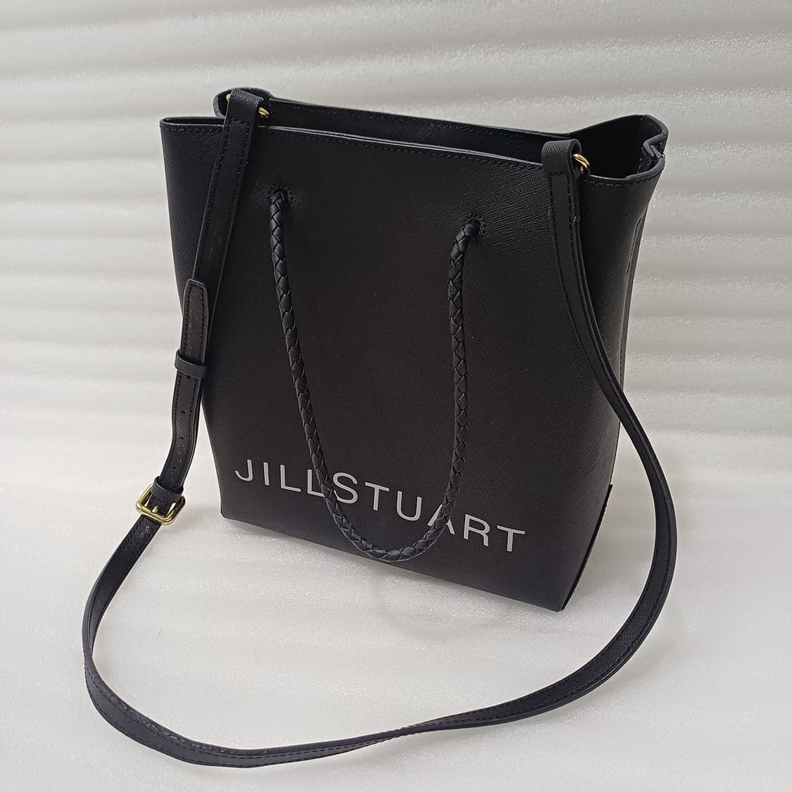 정품 질스튜어트 페이퍼백 가죽 가방 토트백 크로스백 블랙 사랑봉봉 상품이미지3