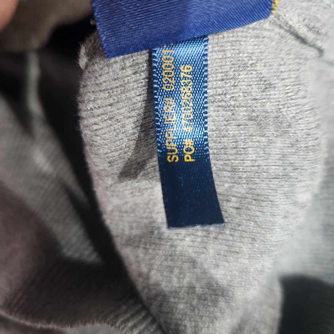 [남2XL]폴로랄프로렌 그레이 피마코튼 조끼[Y61-181] 상품이미지9