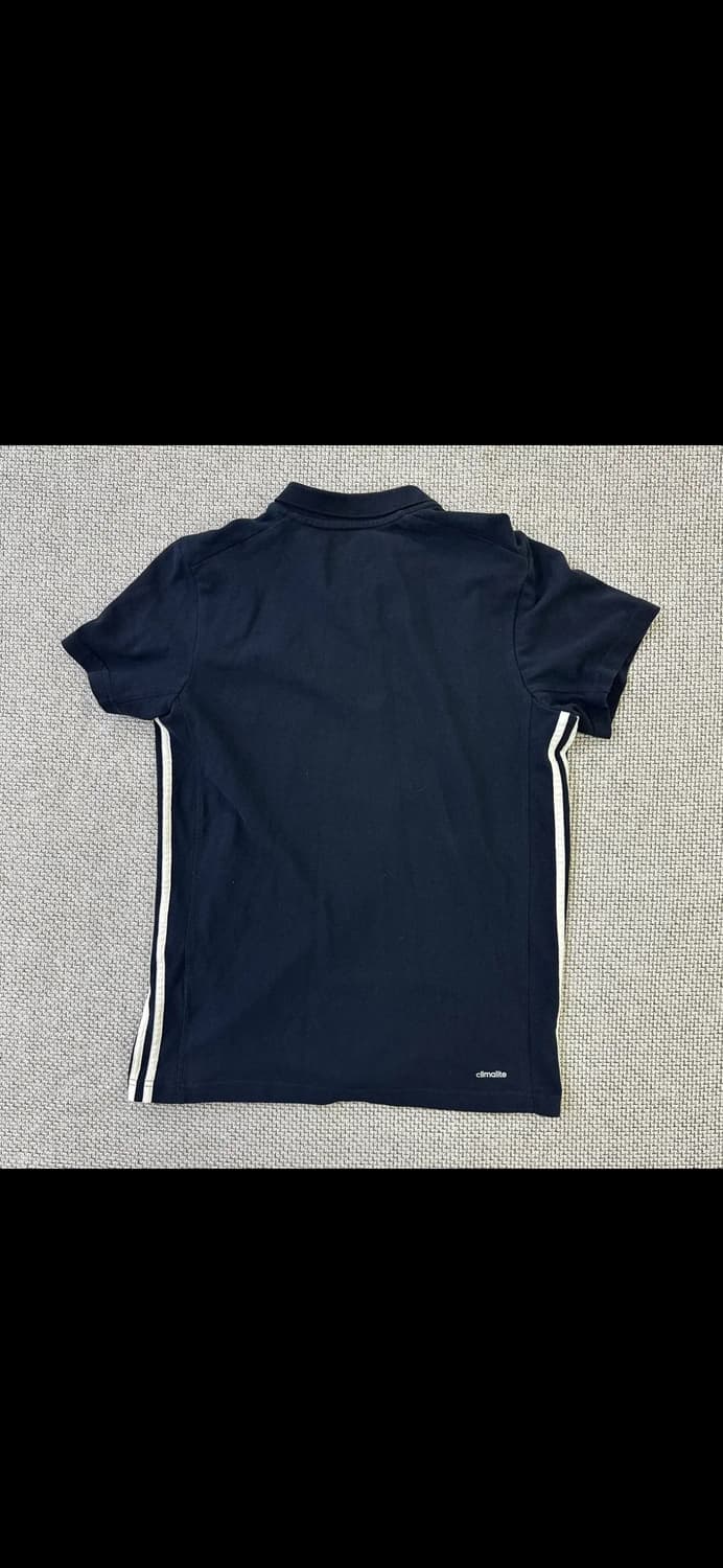 아디다스 검정 삼선 폴로티 M 상품이미지2