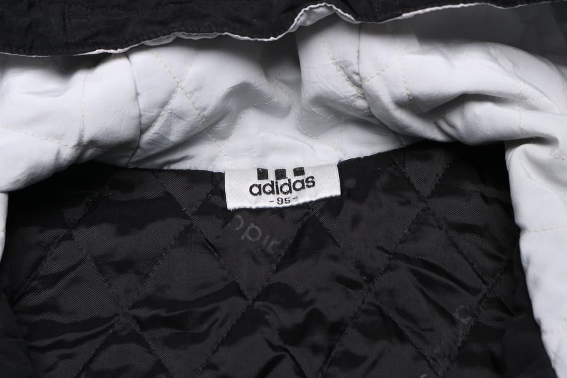 [M] 90's 아디다스 올드스쿨 후디 누빔점퍼 자켓 상품이미지5