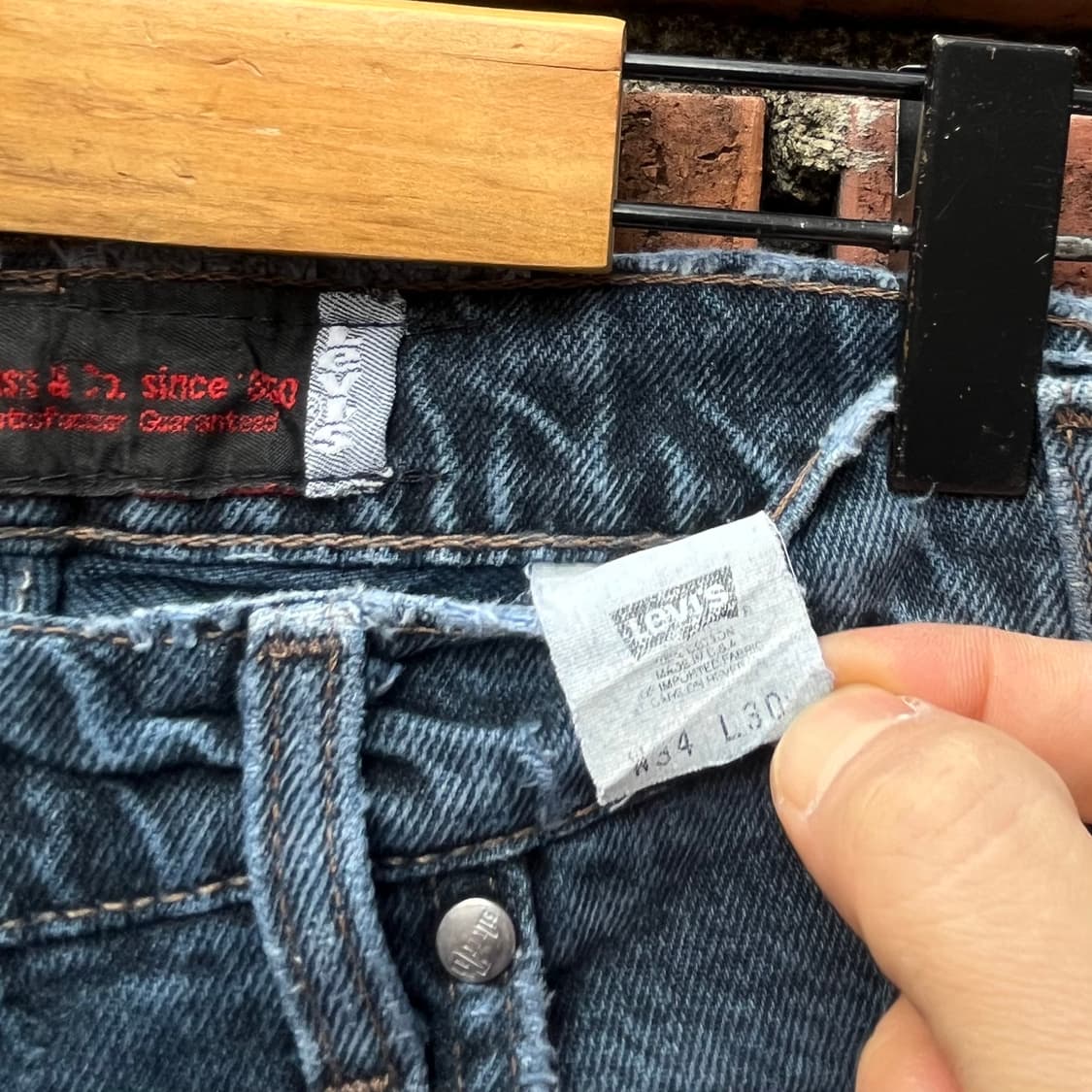 90s USA 리바이스 실버탭 데님 팬츠 (33“) 상품이미지6