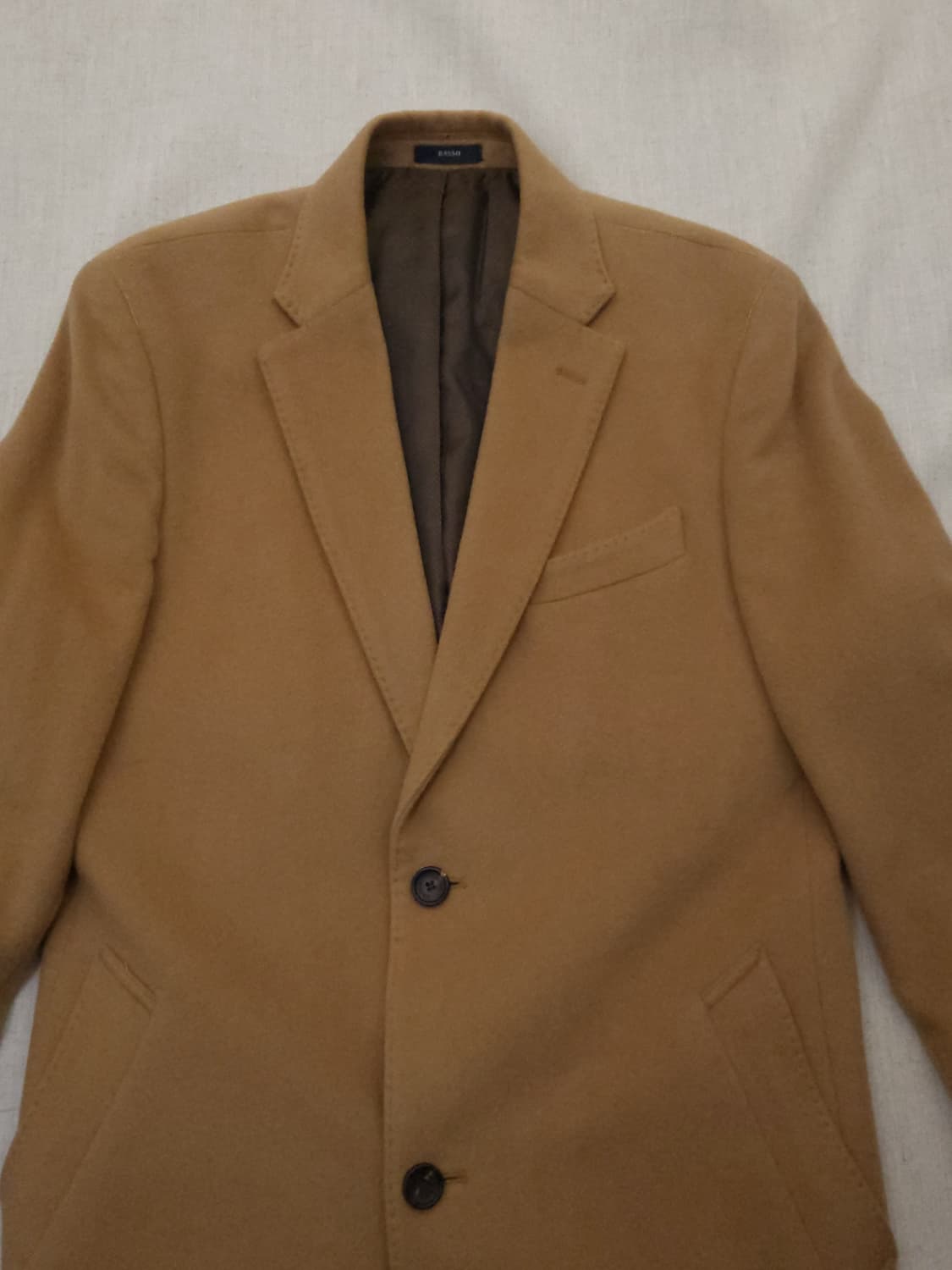 BASSO 캐시미어 혼방 남성 코트 m 상품이미지2