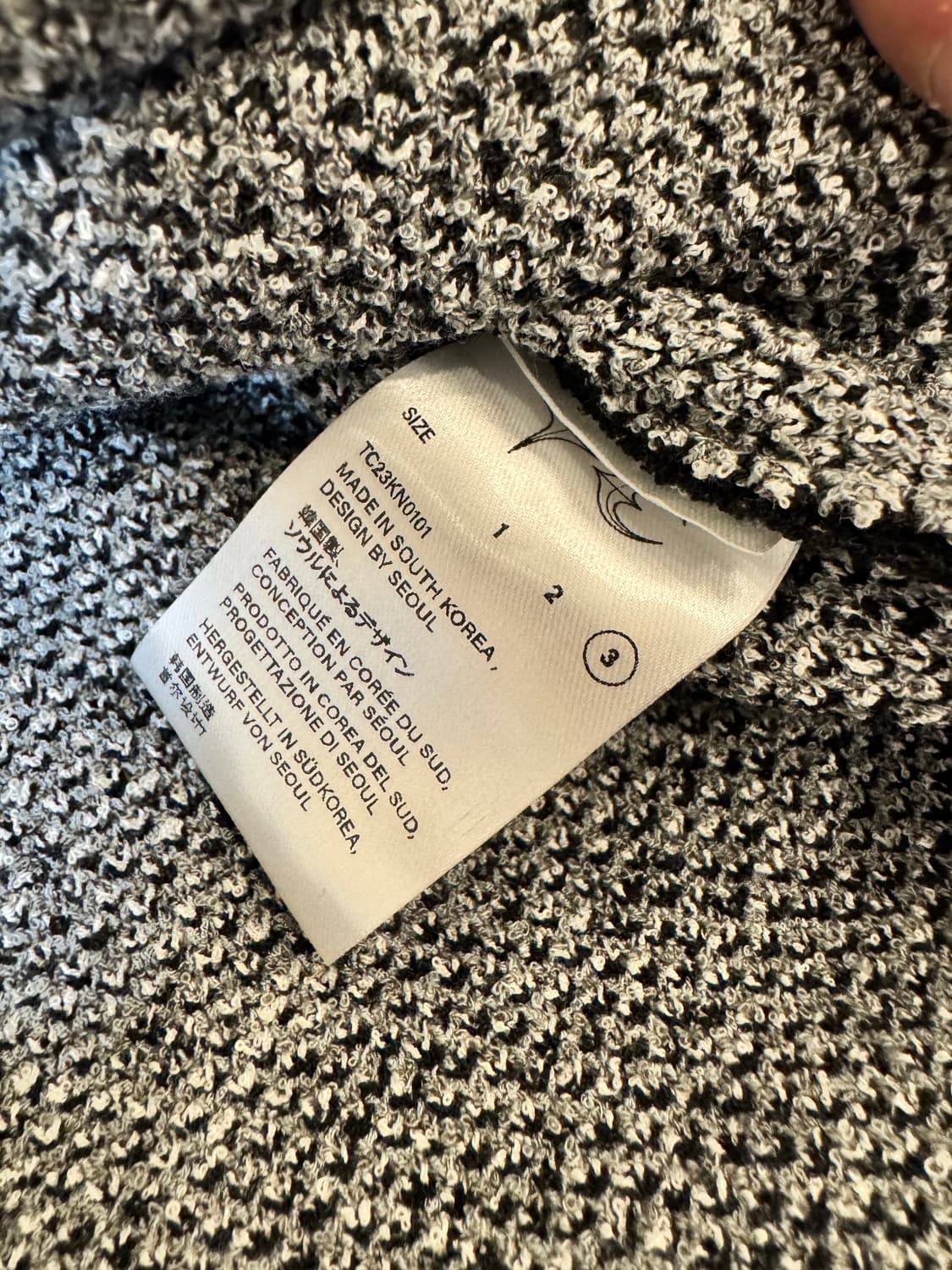 떠그클럽 워리어 니트 & 바라클라바 미사용 상품이미지2