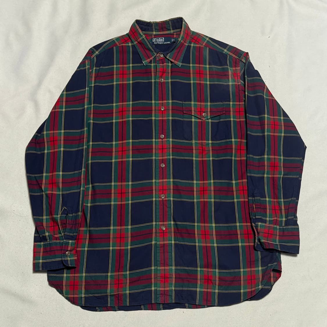 L 폴로랄프로렌 타탄 체크셔츠 상품이미지2