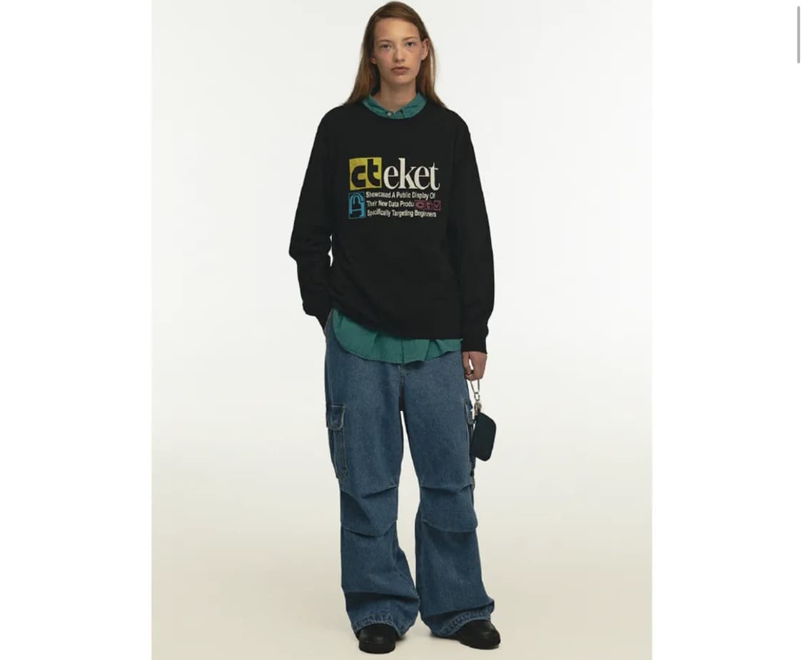 테켓 위켄드 카고 진 블루 L 상품이미지8