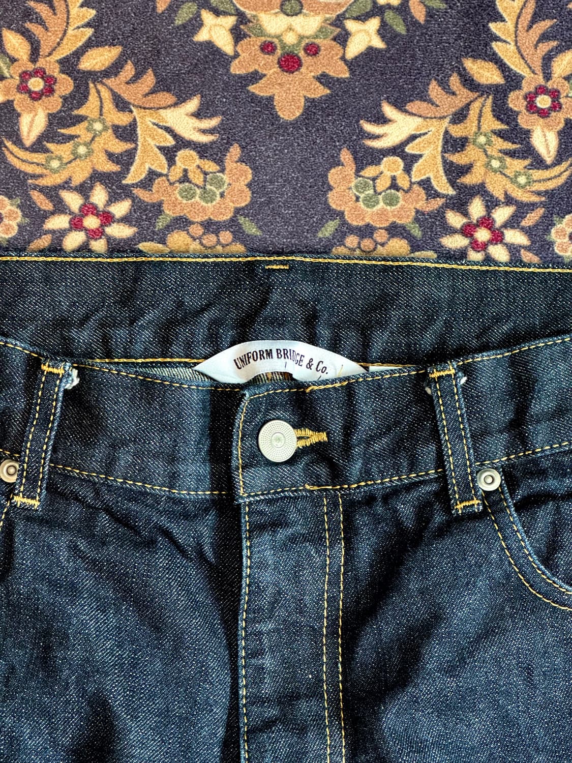 유니폼브릿지 셀비지 데님진 상품이미지4