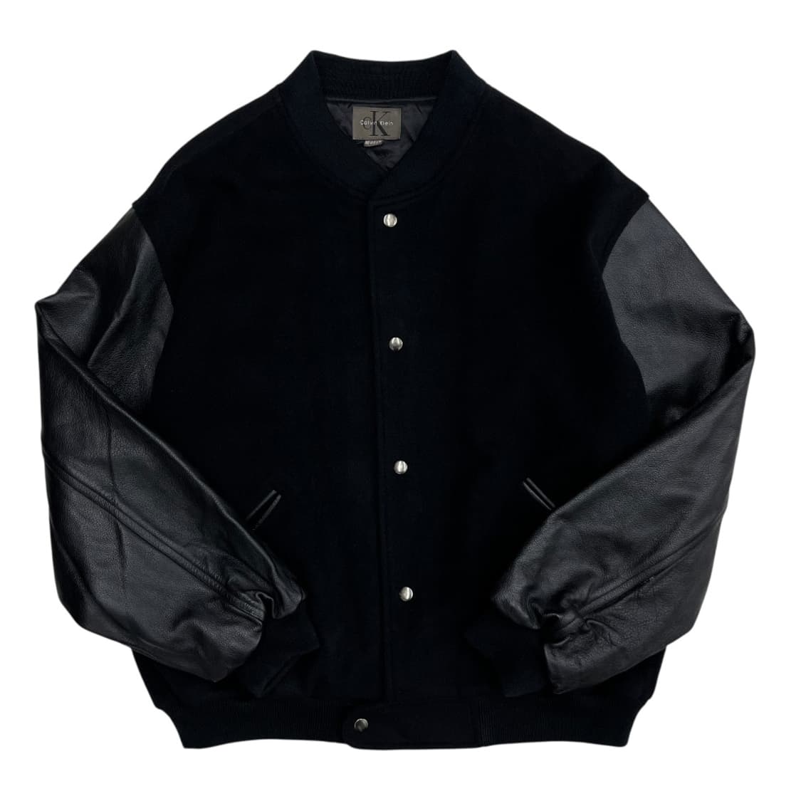 캘빈클라인 블랙 바시티 모 가죽자켓 95 상품이미지2