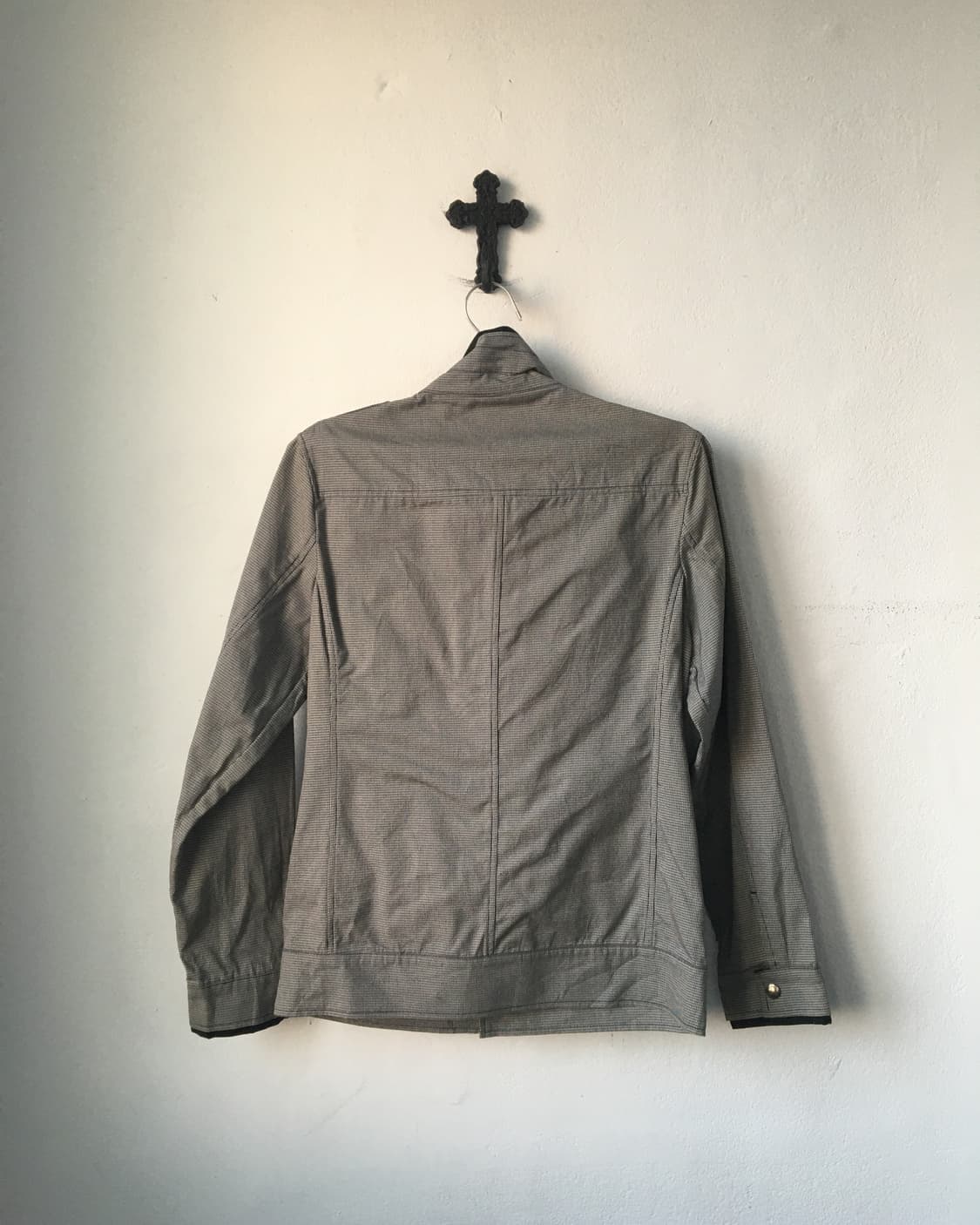 Belted point high neck jacket 상품이미지3