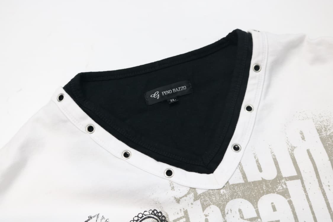 피노 바조 빈티지 아일렛 디테일 그래픽 롱슬리브 상품이미지4