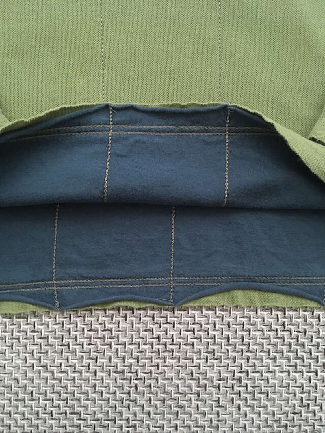 100% Cotton stitch zip-up pullovers 상품이미지6