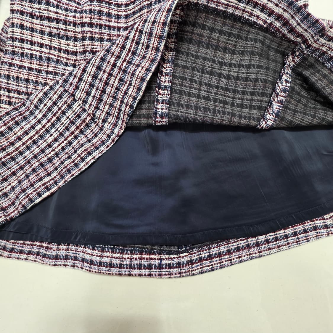 1177 잇미샤 [it michaa]트위드 가라 원피스 클래식 체크 하객 상품이미지5