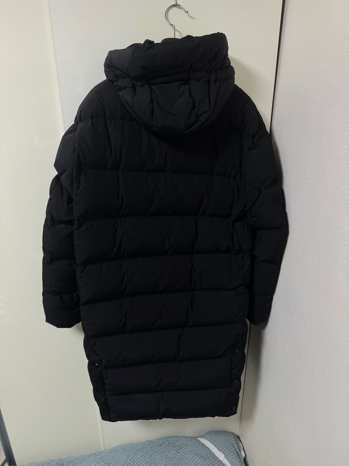 [105]탑텐 폴라리스 심리스 롱패딩 블랙 상품이미지2