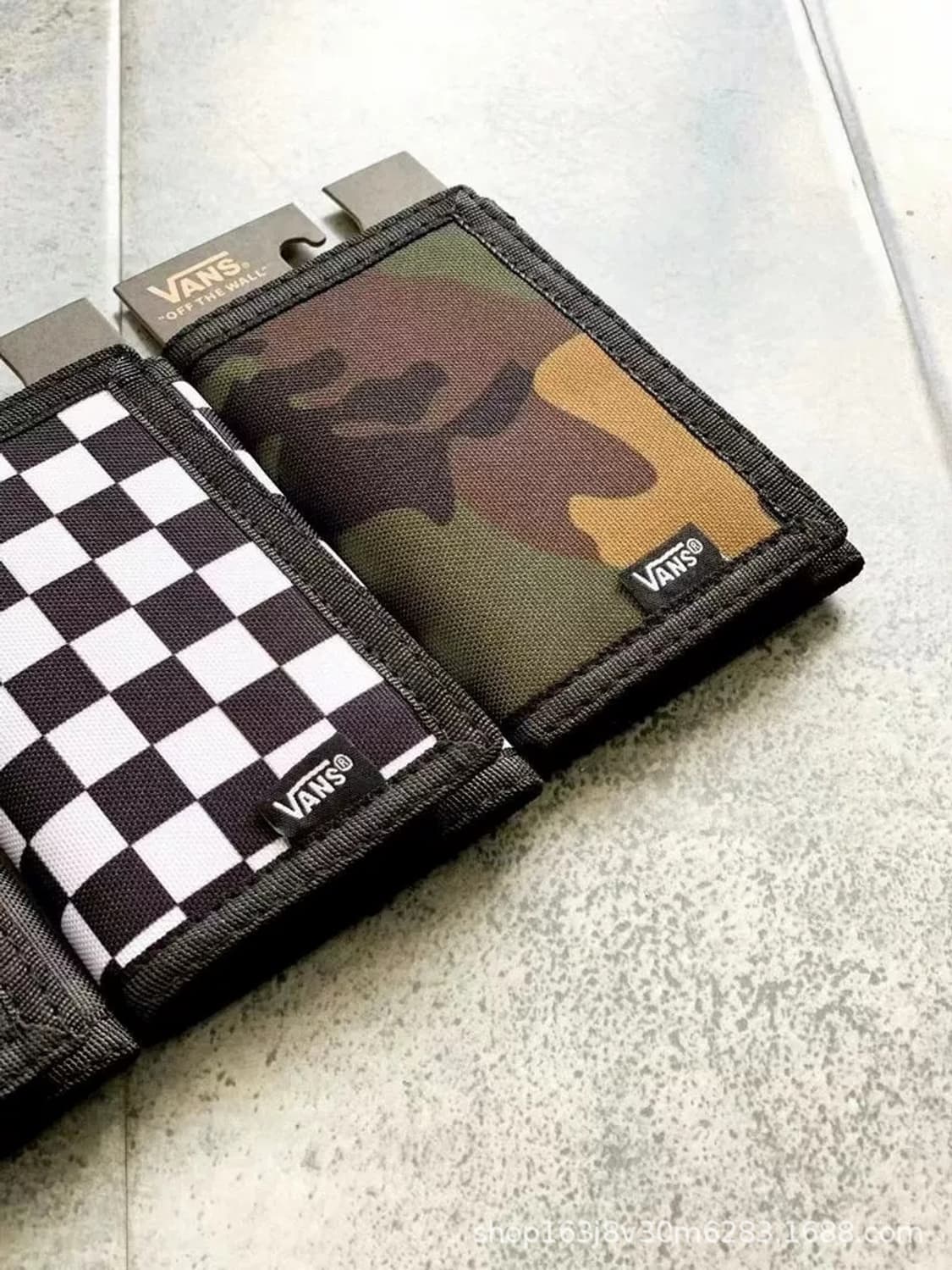 반스지갑(블랙 체커보드) 상품이미지3