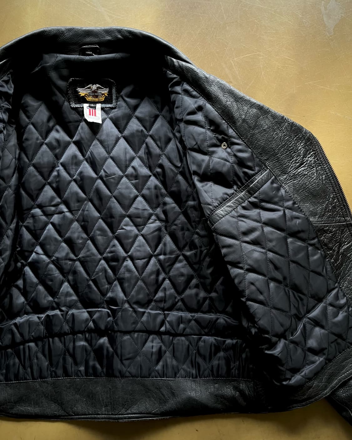 90s Harley Davidson Cowhide Rider Jacket 상품이미지9