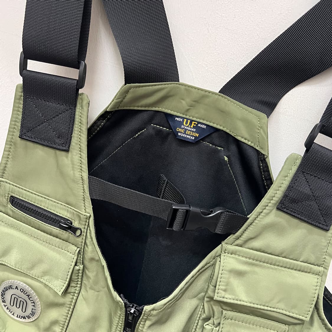 VTG 워크웨어 유틸리티 멀티포켓 베스트 조끼 FREE 상품이미지3
