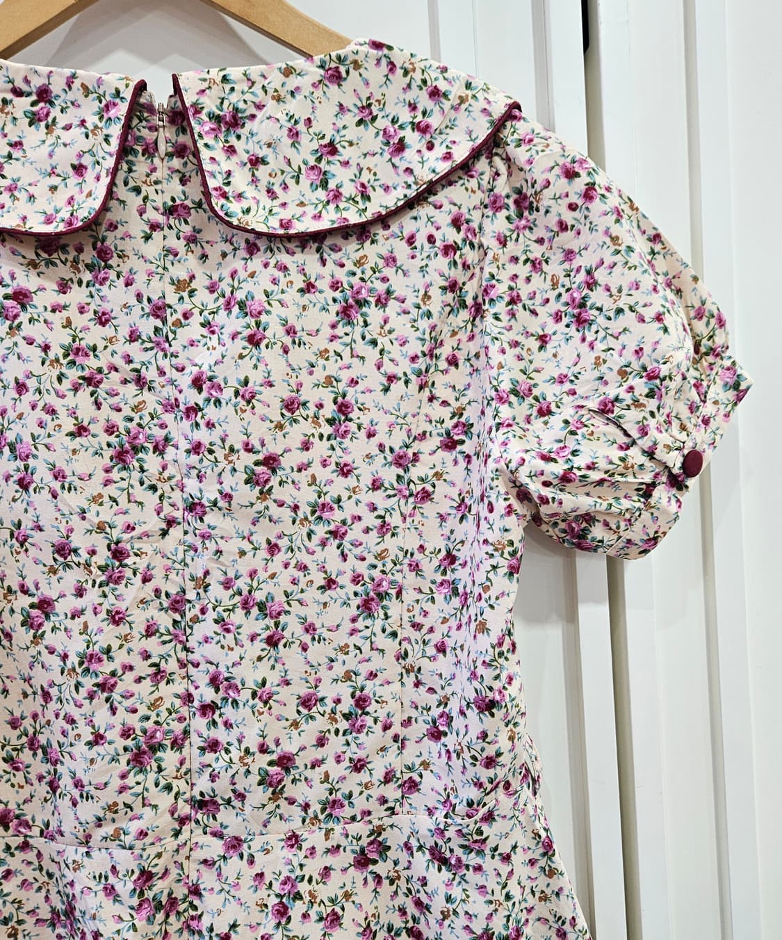 플라워 카라 원피스 상품이미지5