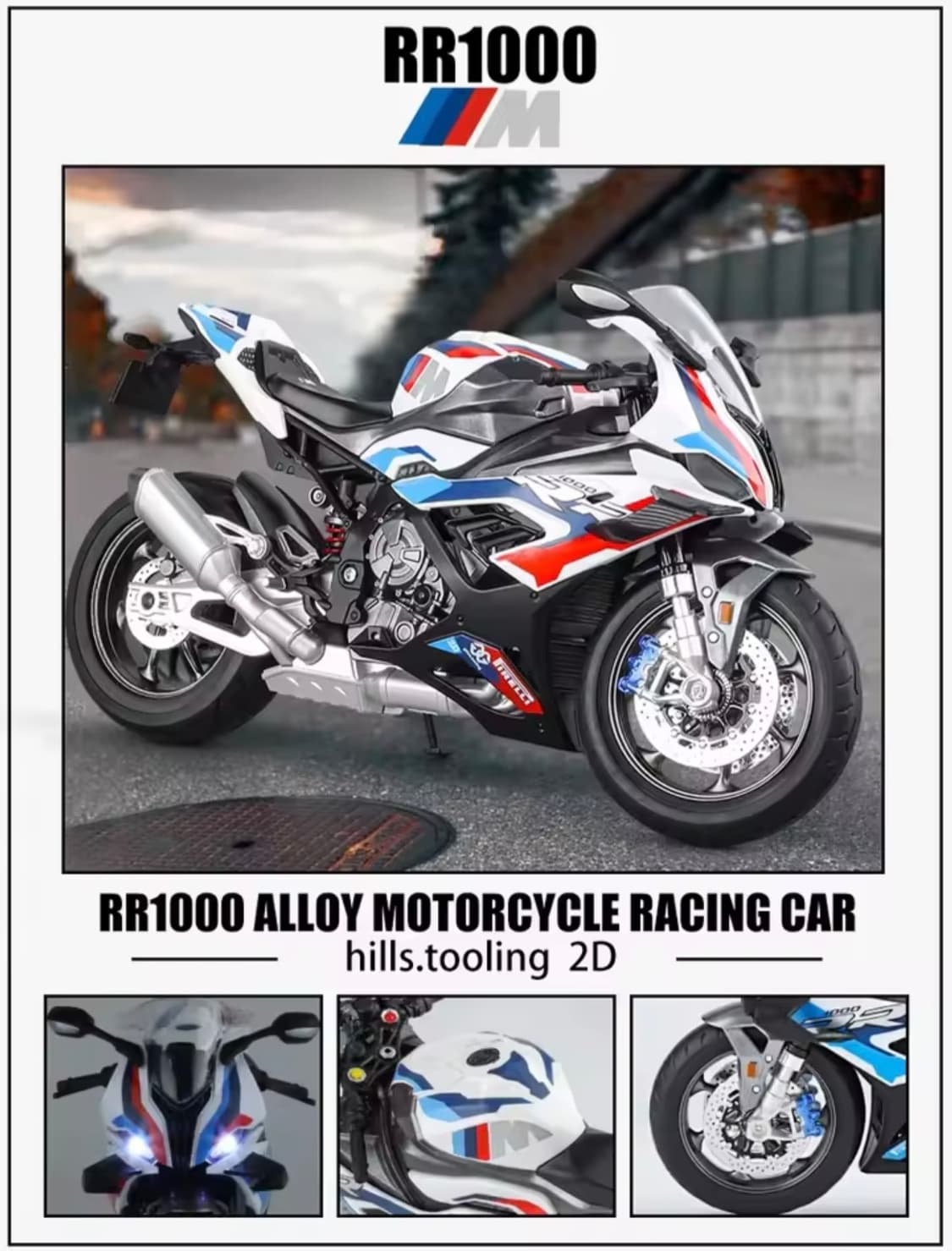 BMW M1000RR 모터사이클 다이캐스트   상품이미지7